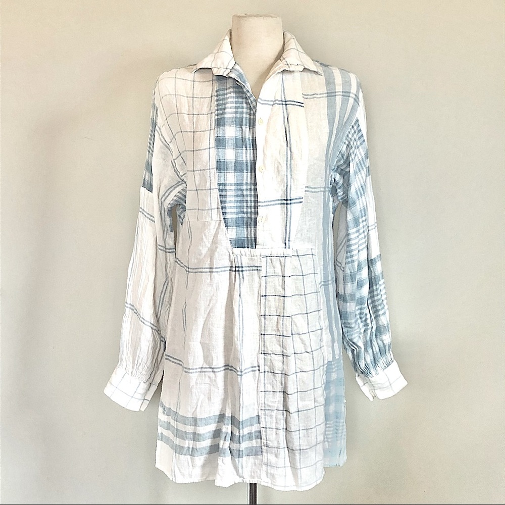 Polo Ralph Lauren Linen patchwork baby doll dress